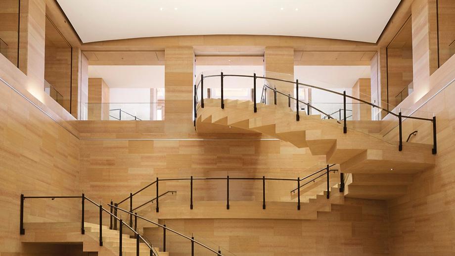 Interior architecture of New Museum expansion by OMA in NYC