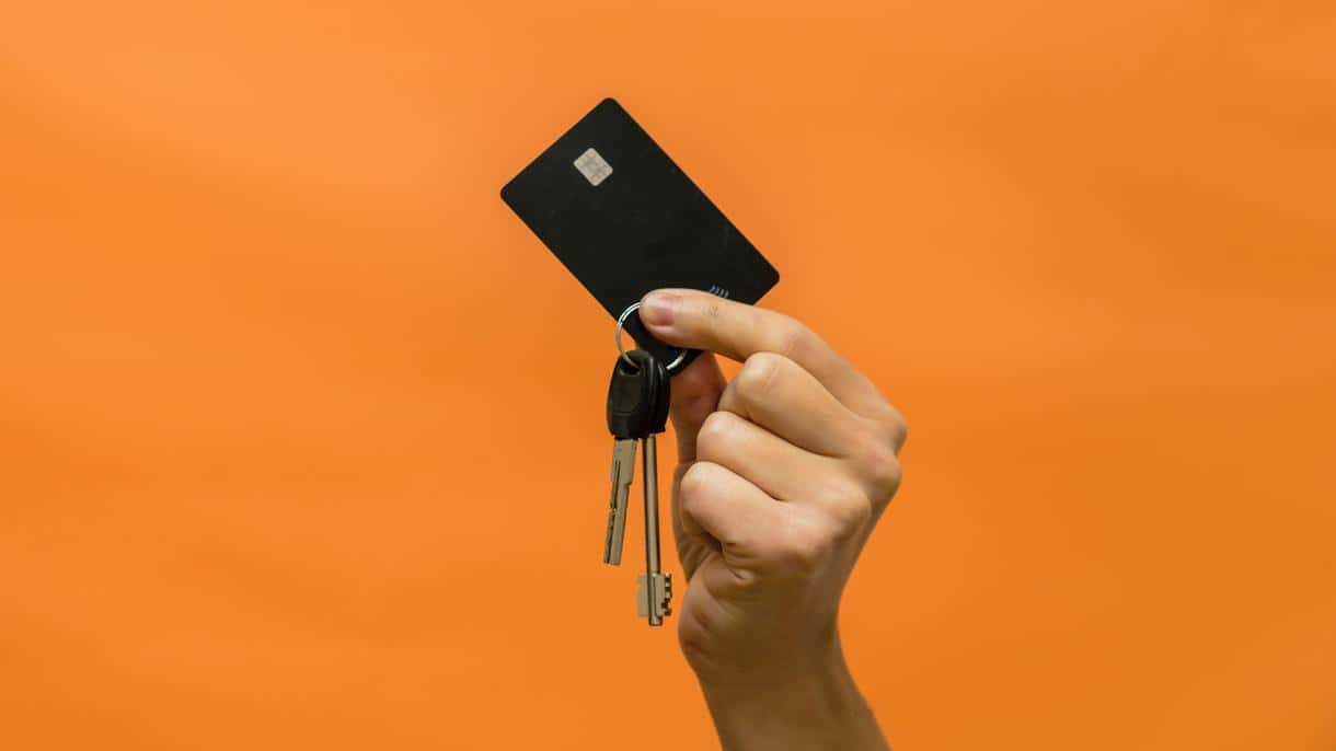 Using a debit card for car rental deposit and payment.